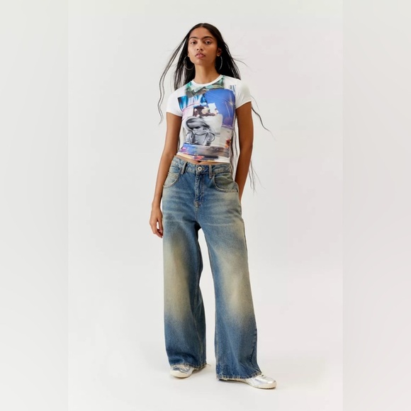 *NWT* Basic Pleasure Mode Sofia Baby Tee from Urban Outfitters, Size XL - Picture 7 of 16